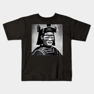 Samurai Optical Illusion Kids T-Shirt